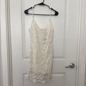 New with tags- rag & bone Ivory Lace Slip Mini Dress Size 6
